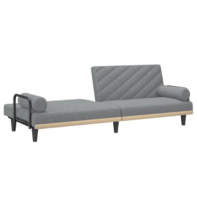 Sofá cama con reposabrazos Sofá sillón reclinable de tela - 80.7 x 35 x 27.6