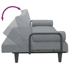 Sofá cama con reposabrazos Sofá sillón reclinable de tela - 80.7 x 35 x 27.6