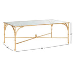 Mesa de centro Telke Gold - 50 x 26 x 18 - 50Anchox26Profundox18Alto