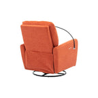 Sillón reclinable eléctrico giratorio de 270 grados con soporte para teléfono