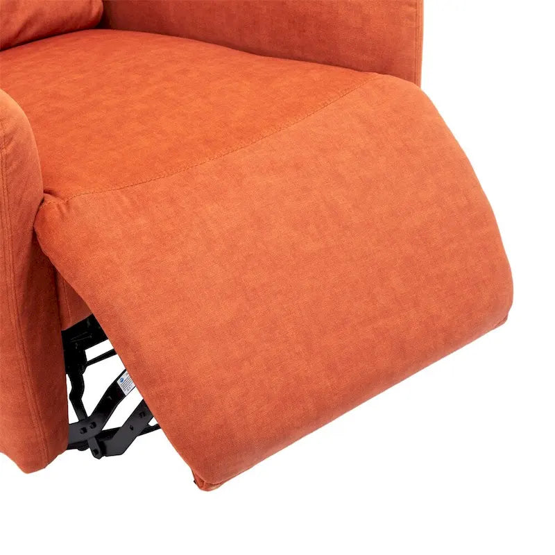Sillón reclinable eléctrico giratorio de 270 grados con soporte para teléfono