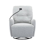 Sillón reclinable eléctrico giratorio de 270 grados con soporte para teléfono