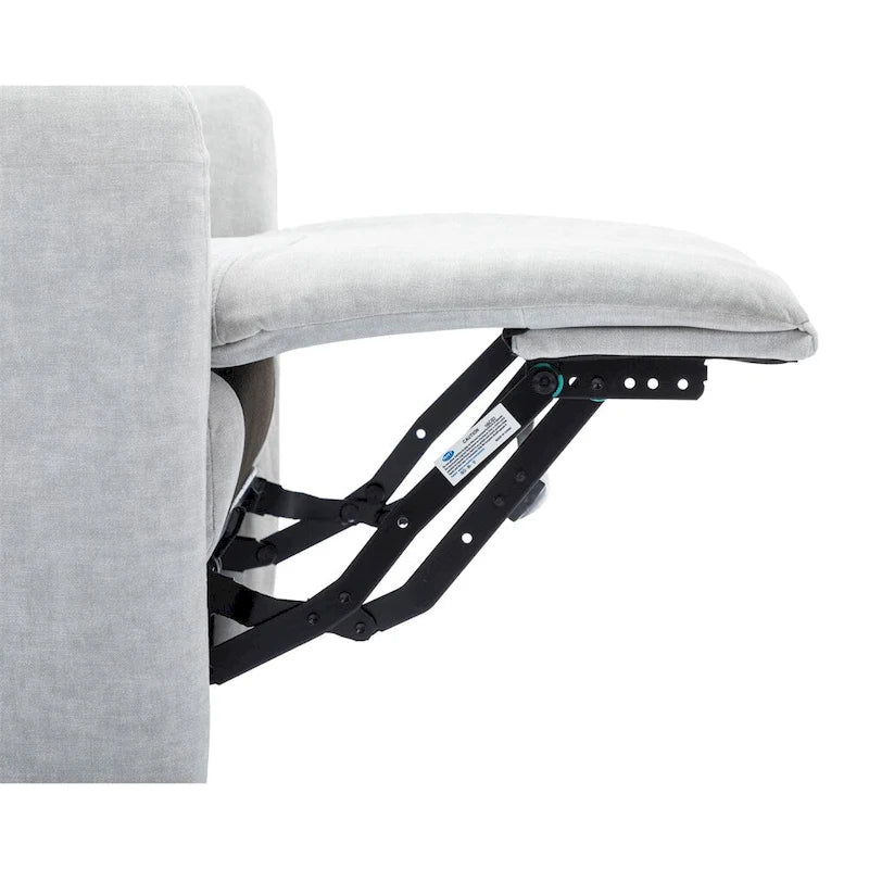 Sillón reclinable eléctrico giratorio de 270 grados con soporte para teléfono