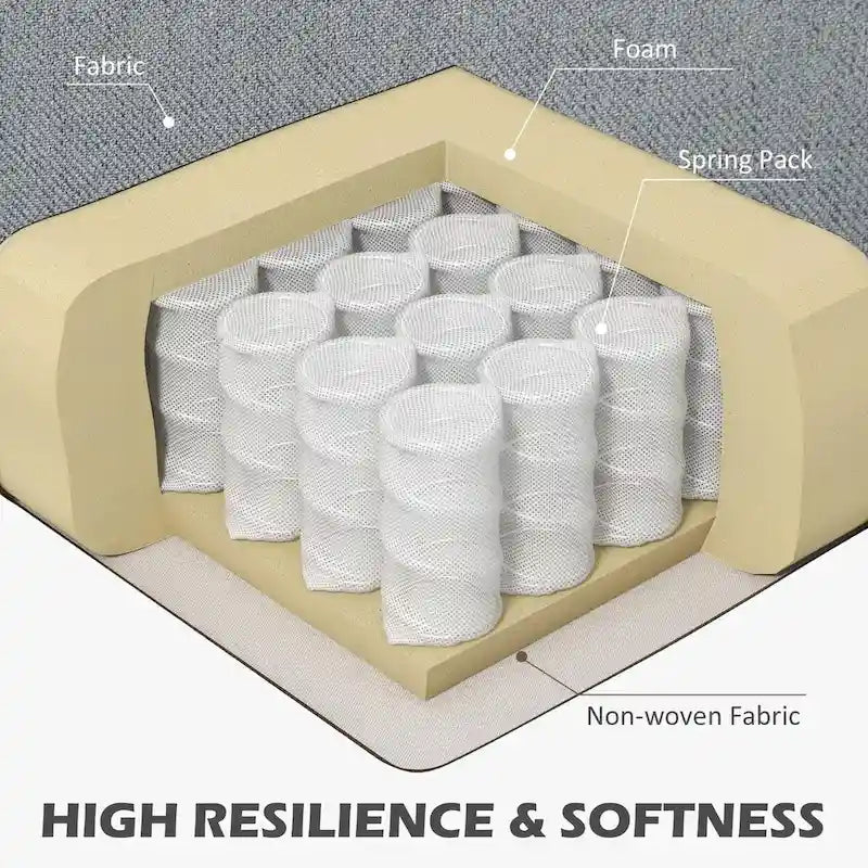 Sofá seccional de tela con sofá cama reversible, sofá seccional moderno en forma de L con cojines, patas de madera