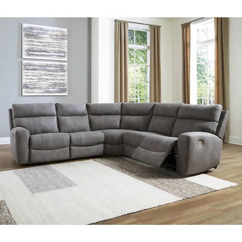 Seccional reclinable eléctrico de 5 piezas Next-Gen DuraPella - 105.5W x 104.5D x 42H
