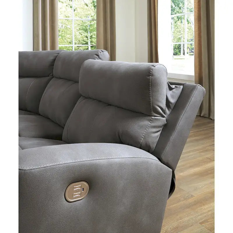 Seccional reclinable eléctrico de 5 piezas Next-Gen DuraPella - 105.5W x 104.5D x 42H